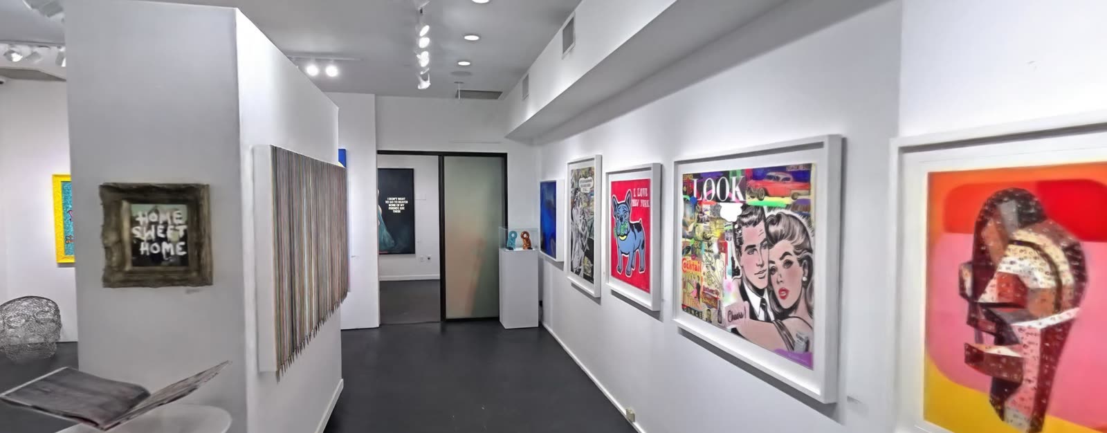 A gallery interior