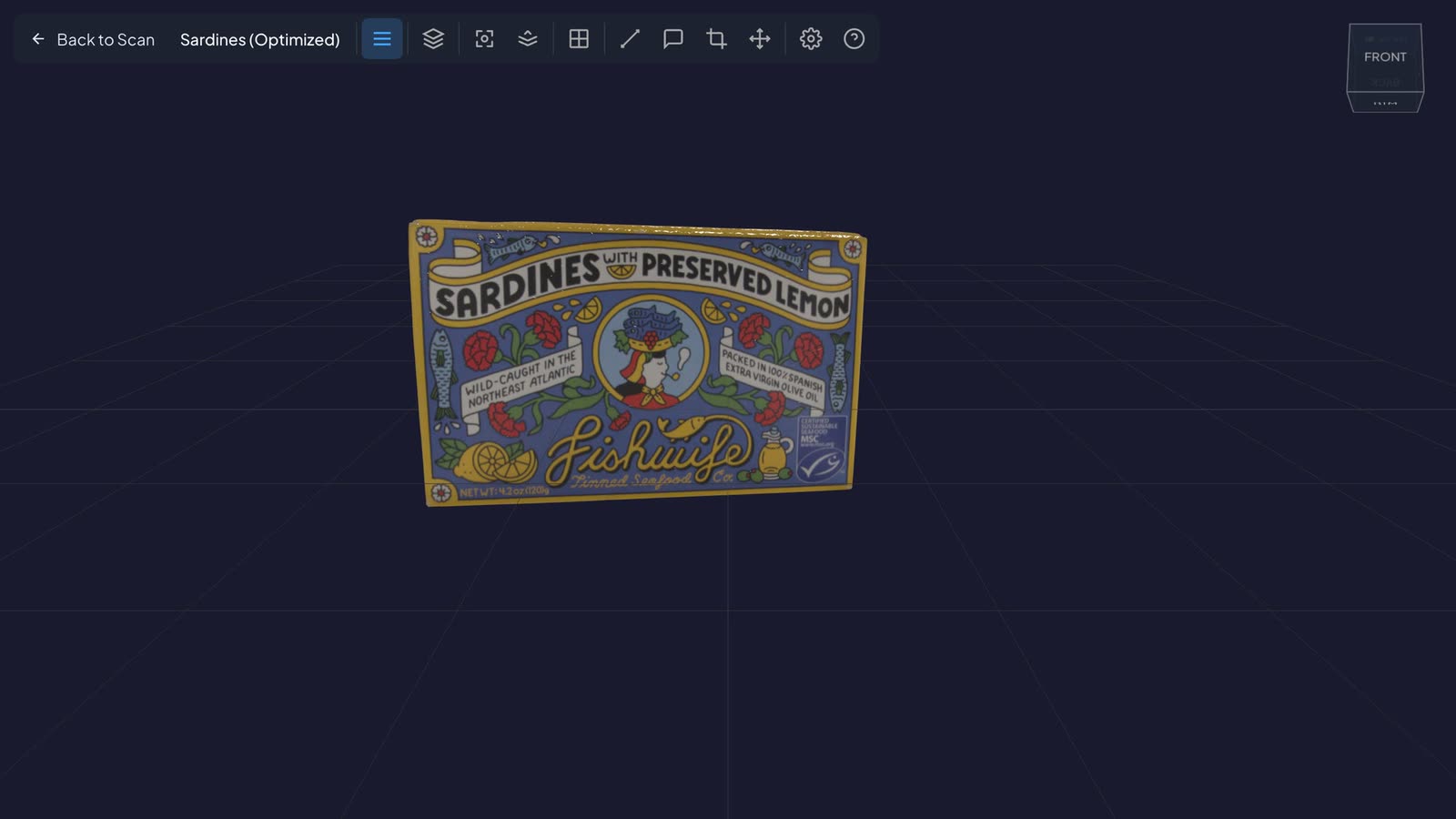 The sardine tin