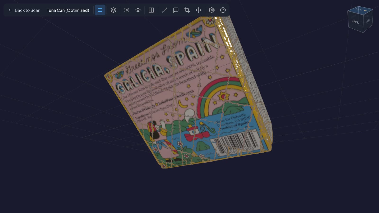 The back of the tuna tin: origin, story and barcode