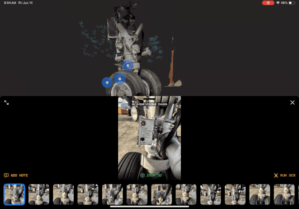 AI-powered OCR on 3D scan